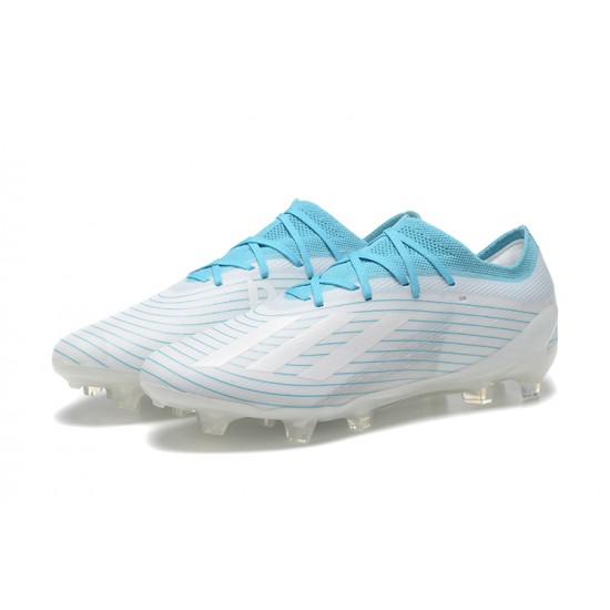 Scarpe da calcio Adidas X Speedportal .1 2022 World Cup Boots FG Low-top Bianca Blu