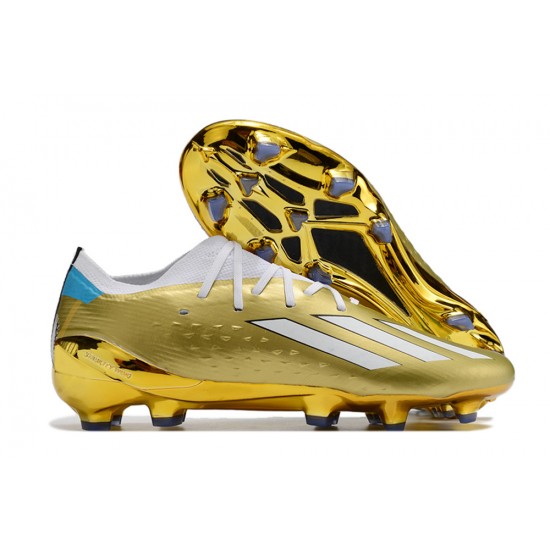 Scarpe da calcio Adidas X Speedportal .1 2022 World Cup Boots FG Low-top Bianca Oro