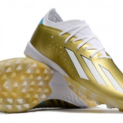 Scarpe da calcio Adidas X Speedportal .1 TF Low-top Bianca Oro Nero
