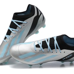 Scarpe da calcio Adidas x23 crazyfast 1 FG Argento Nero Blu Low-top