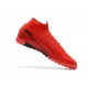 2020 Scarpe da calcio Nike Mercurial Superfly 7 Elite MDS TF Flyknit Rosso