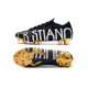 Scarpe da calcio Nike Mercurial Vapor Fury VII Elite CR7 SE FG Nero Bianca doro