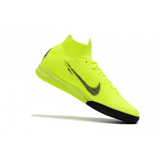 Scarpe da calcio Nike SuperflyX 6 Elite IC Verde Fluo