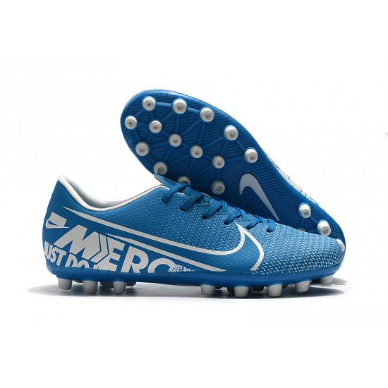 Scarpe da calcio Nike Dream Speed Mercurial Vapor 13 Academy AG Blu Bianca