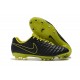 Scarpe da calcio Nike Flyknit Tiempo Legend VII FG Nero verde
