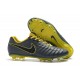 Scarpe da calcio Nike Flyknit Tiempo Legend VII FG Grigio scuro verde
