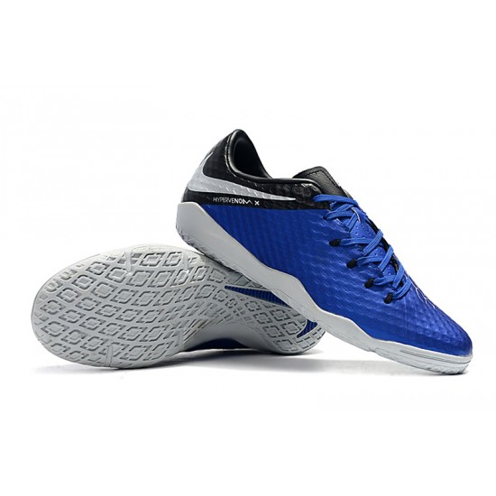 Scarpe da calcio Nike Hypervenom Phantom Premium IC Blu Argento