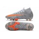 Scarpe da calcio Nike Mercurial Superfly 7 Elite  Safari SE FG - bianca Nero arancia