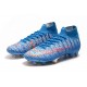 Scarpe da calcio Nike Mercurial Superfly 7 Elite FG CR7 Blu bianca