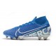 Scarpe da calcio Nike Mercurial Superfly 7 Elite SE FG New Lights Blu bianca.jpg
