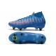 Scarpe da calcio Nike Mercurial Superfly 7 Elite SG-PRO AC Flyknit 360 Blu