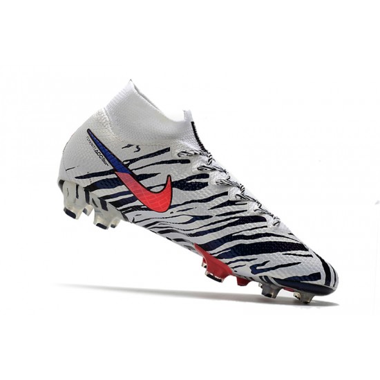 Scarpe da calcio Nike Mercurial Superfly 7 Pro Elite FG South Korea bianca Nero Rosso Blu104
