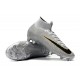 Scarpe da calcio Nike Mercurial Superfly VI 360 Elite FG Metallic Argento Nero