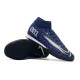 Scarpe da calcio Nike Mercurial Superfly VII Academy IC Blu scuro