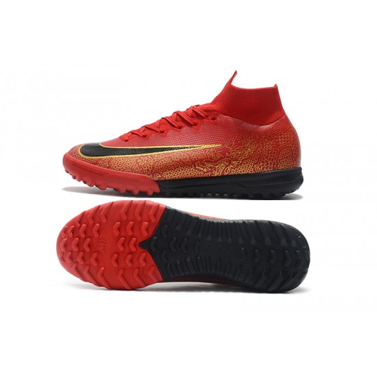 Scarpe da calcio Nike Mercurial SuperflyX VI Elite CR7 TF Rosso