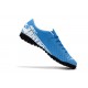 Scarpe da calcio Nike Mercurial Vapor 13 Academy TF Blu Bianca