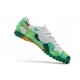 Scarpe da calcio Nike Mercurial Vapor 13 Academy TF Bianca verde doro