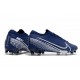 Scarpe da calcio Nike Mercurial Vapor 13 Elite FG Blu scuro Bianca