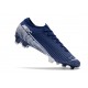 Scarpe da calcio Nike Mercurial Vapor 13 Elite FG Blu scuro Bianca