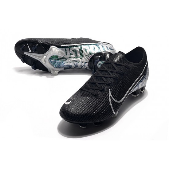 Scarpe da calcio Nike Mercurial Vapor 13 Elite FG Nero Argento