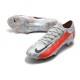 Scarpe da calcio Nike Mercurial Vapor 13 Elite FG Argento Rosso