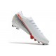 Scarpe da calcio Nike Mercurial Vapor 13 Elite FG Bianca Rosso