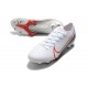 Scarpe da calcio Nike Mercurial Vapor 13 Elite FG Bianca Rosso