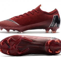 Scarpe da calcio Nike Mercurial Vapor VII Elite FG Vin Rosso