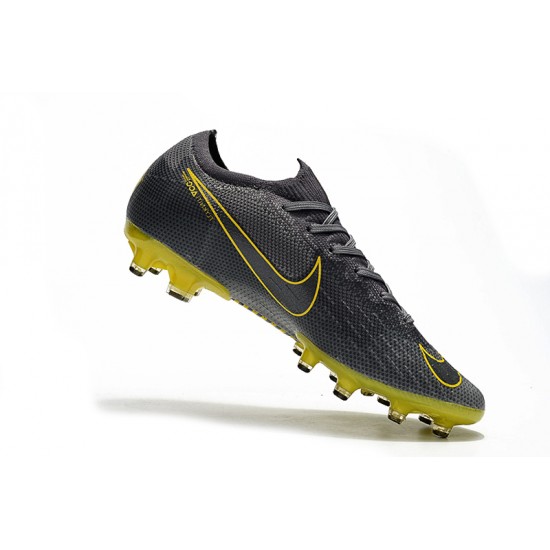 Scarpe da calcio Nike Mercurial Vapor XII Elite AG Grigio scuro Giallo