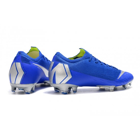 Scarpe da calcio Nike Mercurial Vapor XII Elite FG Blu Argento