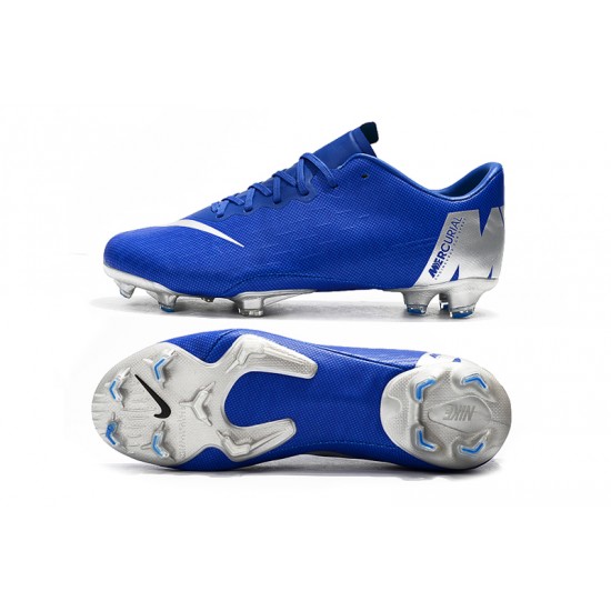 Scarpe da calcio Nike Mercurial Vapor XII PRO FG Blu Argento