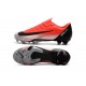 Scarpe da calcio Nike Mercurial Vapor XII PRO FG Rosso Argento