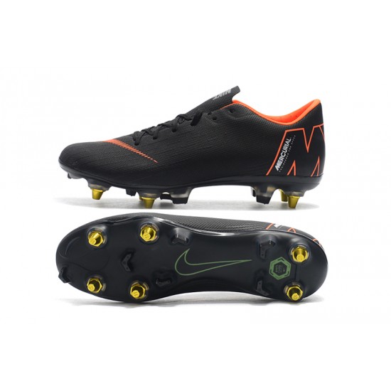 Scarpe da calcio Nike Mercurial Vapor XII PRO SG Nero Arancia