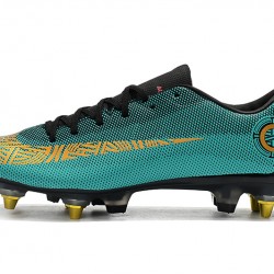 Scarpe da calcio Nike Mercurial Vapor XII PRO SG verde d'oro