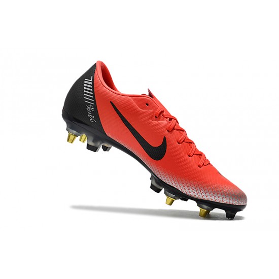Scarpe da calcio Nike Mercurial Vapor XII PRO SG Rosso Argento