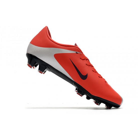 Scarpe da calcio Nike Mercurial Vapor XIII FG Rosso Argento