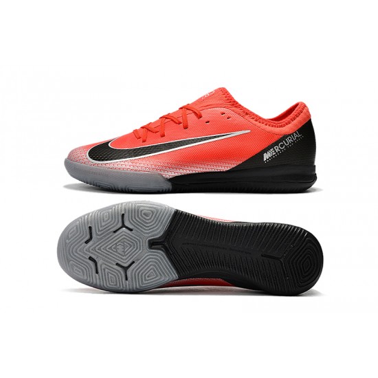 Scarpe da calcio Nike Mercurial VaporX VII Pro IC Rosso Argento