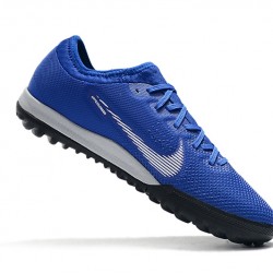 Scarpe da calcio Nike Mercurial VaporX VII Pro TF Blu Bianca