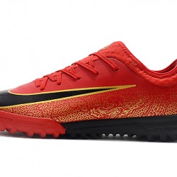 Scarpe da calcio Nike Mercurial VaporX VII Pro TF Rosso d'oro