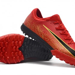 Scarpe da calcio Nike Mercurial VaporX VII Pro TF Rosso d'oro