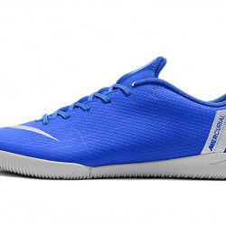 Scarpe da calcio Nike Mercurial VaporX XII Academy IC Blu Argento