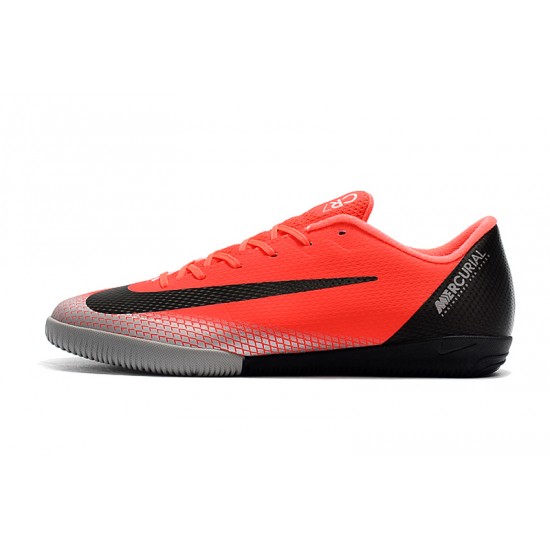 Scarpe da calcio Nike Mercurial VaporX XII Academy IC Rosso Argento Nero