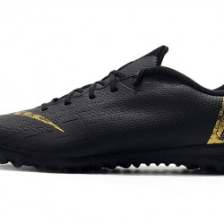 Scarpe da calcio Nike Mercurial VaporX XII Academy TF Nero d'oro