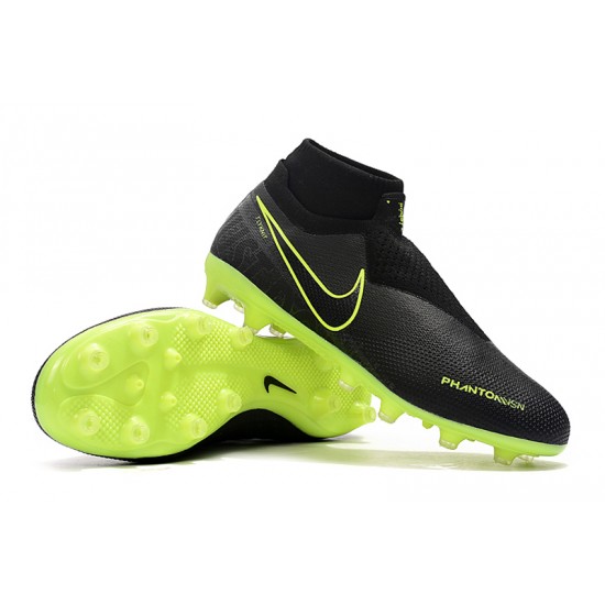 Scarpe da calcio Adidas senza lacci Phantom VSN Elite DF AG Nero verde