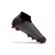 Scarpe da calcio Adidas senza lacci Phantom VSN Elite DF FG Nero Arancia
