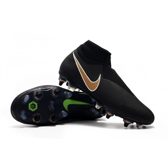 Scarpe da calcio Nike Phantom VSN Elite DF SG-Pro Anti Clog Nero doro