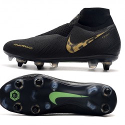 Scarpe da calcio Nike Phantom VSN Elite DF SG-Pro Anti Clog Nero Leopard