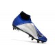 Scarpe da calcio Adidas senza lacci Phantom VSN Elite DF SG-Pro Anti Clog Blu Reale Argento