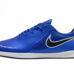 Scarpe da calcio Nike Phanton VSN Academy IC Blu Reale Bianca