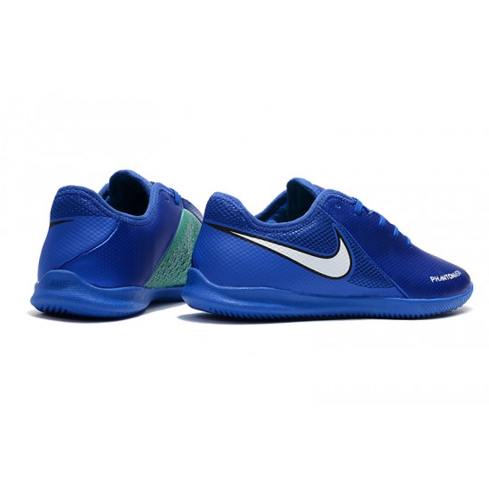 Scarpe da calcio Nike Phanton VSN Academy IC Blu Reale Bianca verde